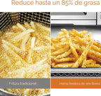 Nuwave Horno de convección con freidora de aire Bravo XL, combo de parrilla