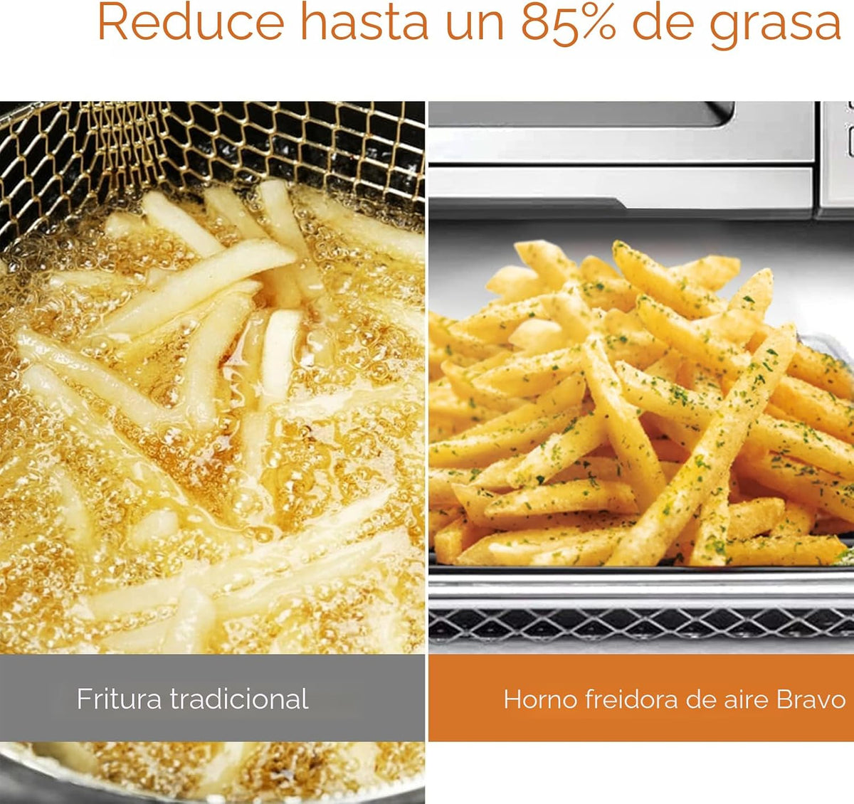 Nuwave Horno de convección con freidora de aire Bravo XL, combo de parrilla