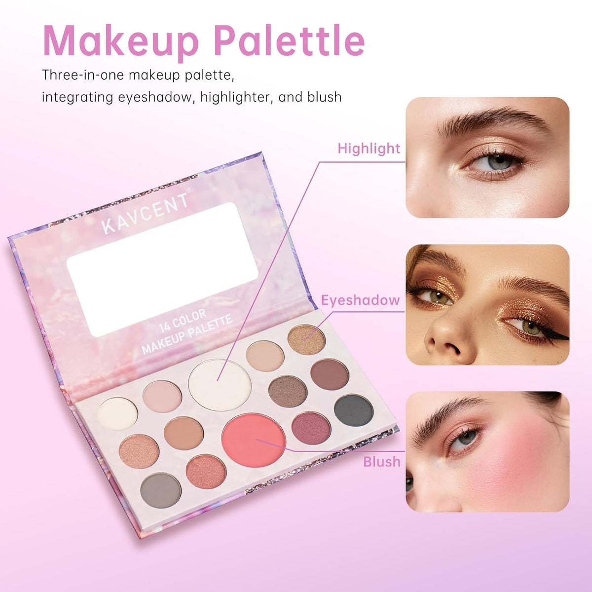 Kit de maquillaje para adolescentes y mujeres, kit completo de maqu...