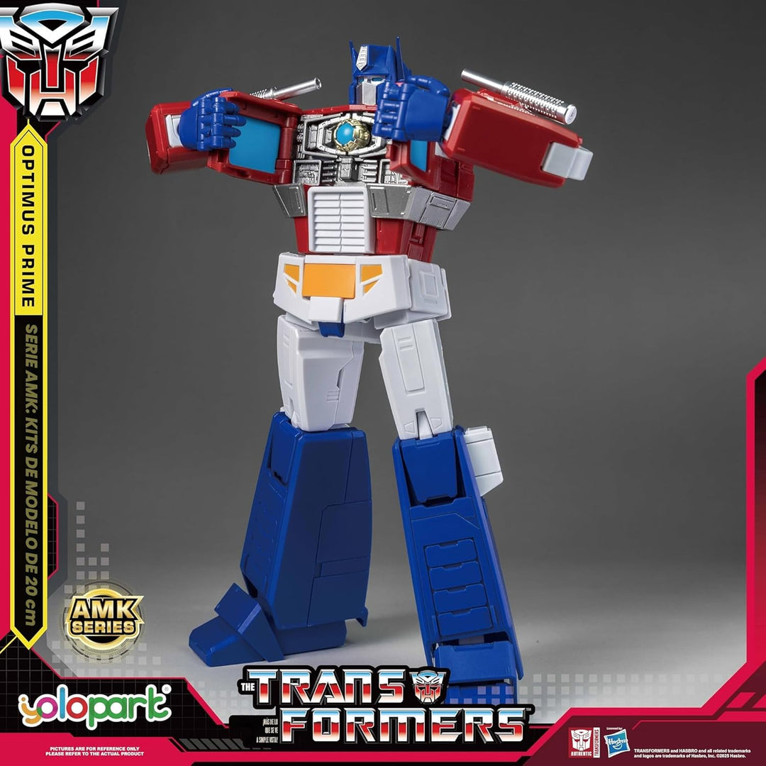 YOLOPARK Optimus Prime Transformer Toys, serie AMK de 7.87 pulgadas...