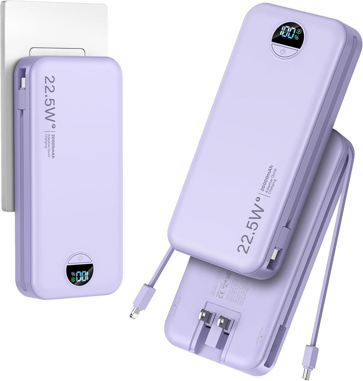 aonidi Cargador de Batería Portátil Ultra-Portátil de 20000mAh PD20...