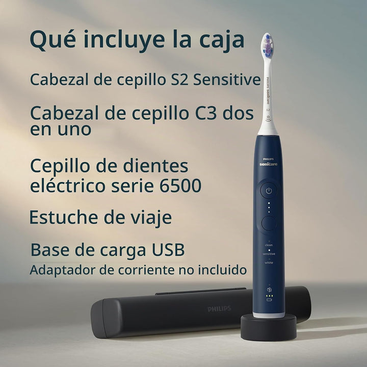 Cepillo de dientes eléctrico Philips Sonicare Serie 6500 - Tecnolog...