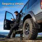 ASMAX Compresor de aire portátil con inflador de neumáticos T40 con