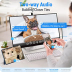 Frienhund Comedero automático para gatos con cámara 2K: alimentador automático para perros WiFi 5G con visión nocturna, dispensador de comida para gatos con contenedor grande de almacenamiento de
