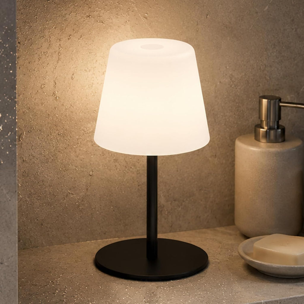 Lámpara de Ducha Recargable a Prueba de Agua, Lámpara de Mesa Inalámbrica para el Baño