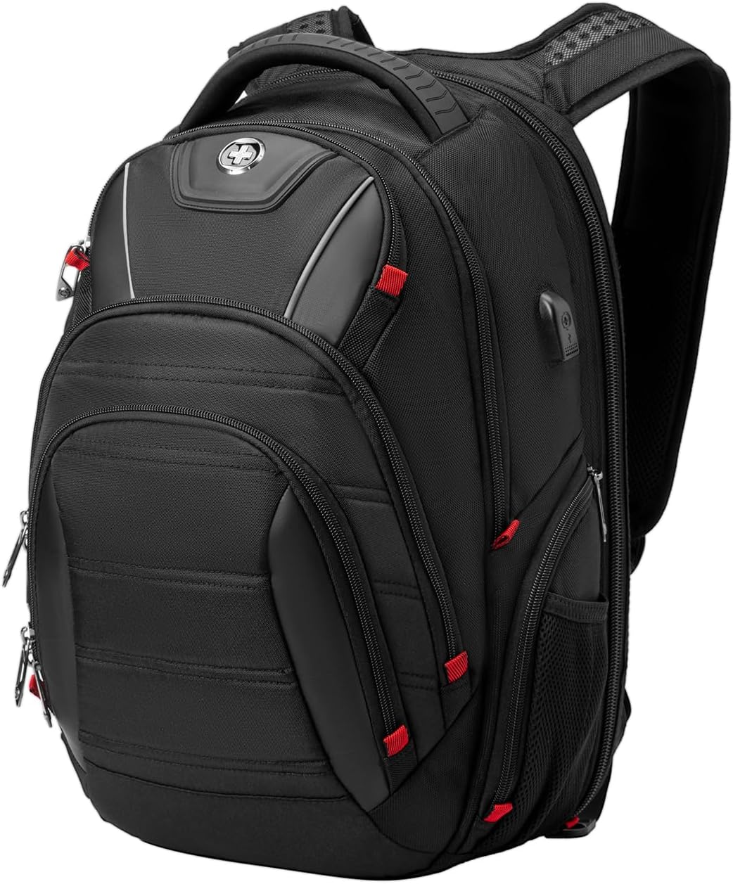 Swissdigital Mochila para laptop de diseño para hombre para viajes...
