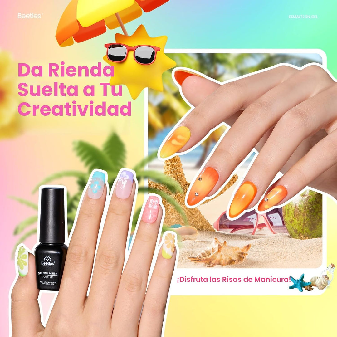 Beetles - Juego de esmaltes de gel de 36 colores, esmalte de uñas d...