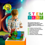 Wood'n play - Bloques magnéticos cubos de 128 piezas, Madera, 0.98 inch