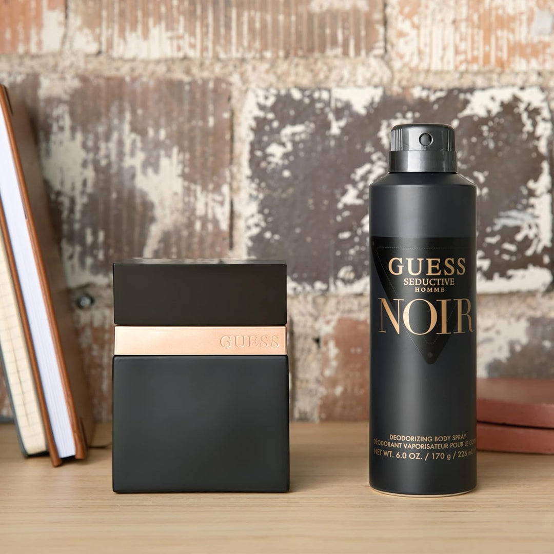 GUESS Eau de Toilette Seductive Noir para hombre, 1 fl oz