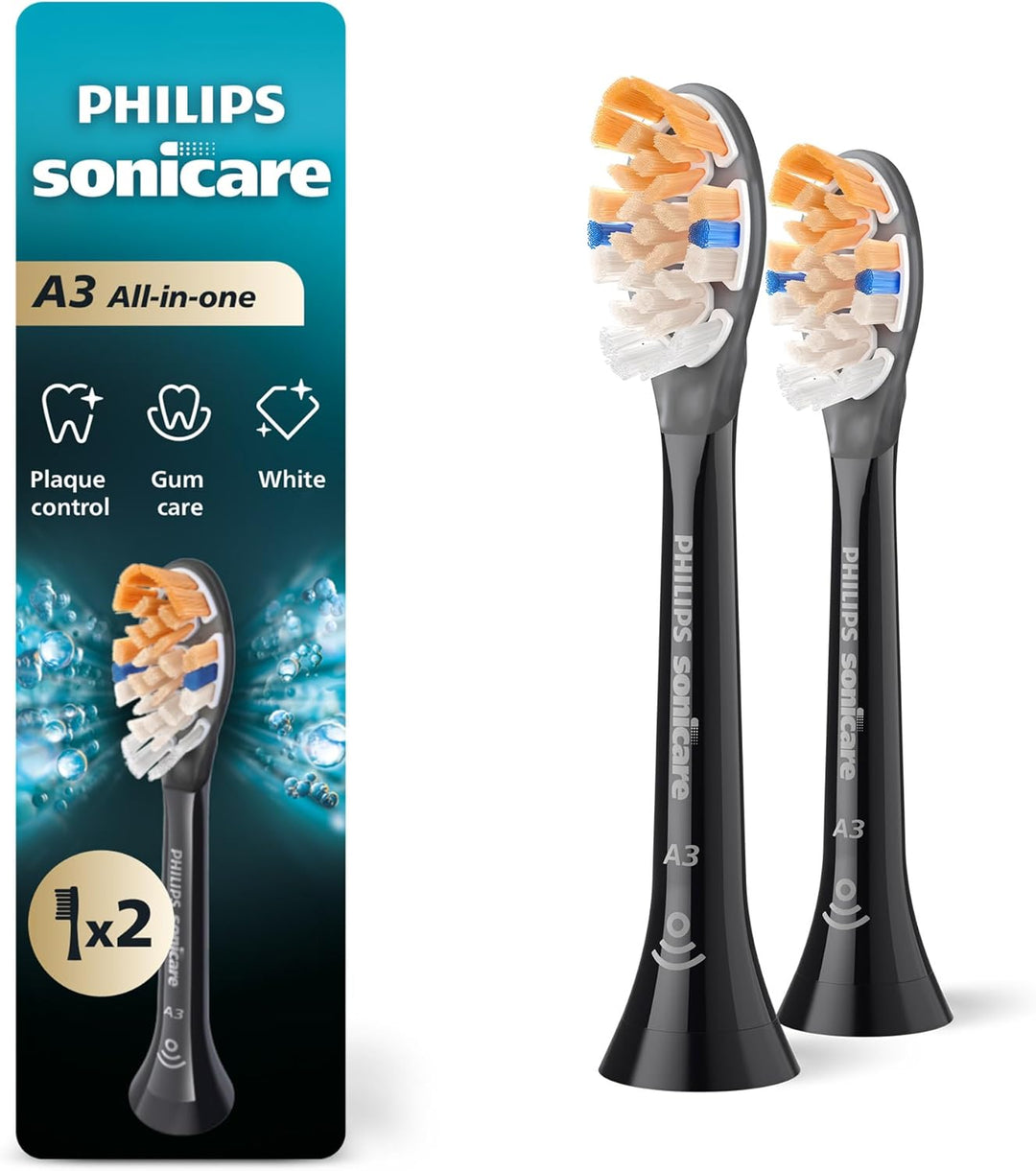 Philips Sonicare A3 All-in-One - Cabezales de cepillo de dientes el...