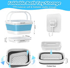 Anivia Organizador plegable de almacenamiento de juguetes de baño con base
