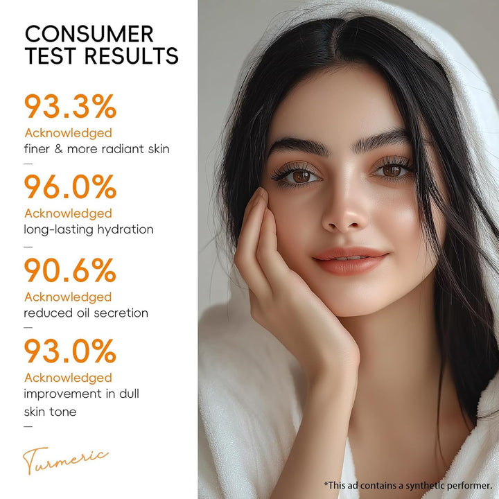 QUIYUM Juego de cuidado de la piel, cúrcuma con vitamina C, 7 pieza...