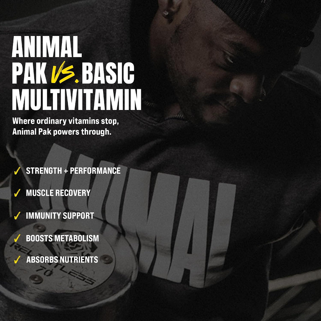 Animal Pak - Multivitamínico conveniente para hombres y mujeres, pa...