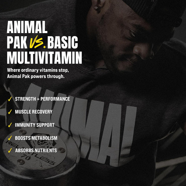 Animal Pak - Multivitamínico conveniente para hombres y mujeres, pa...