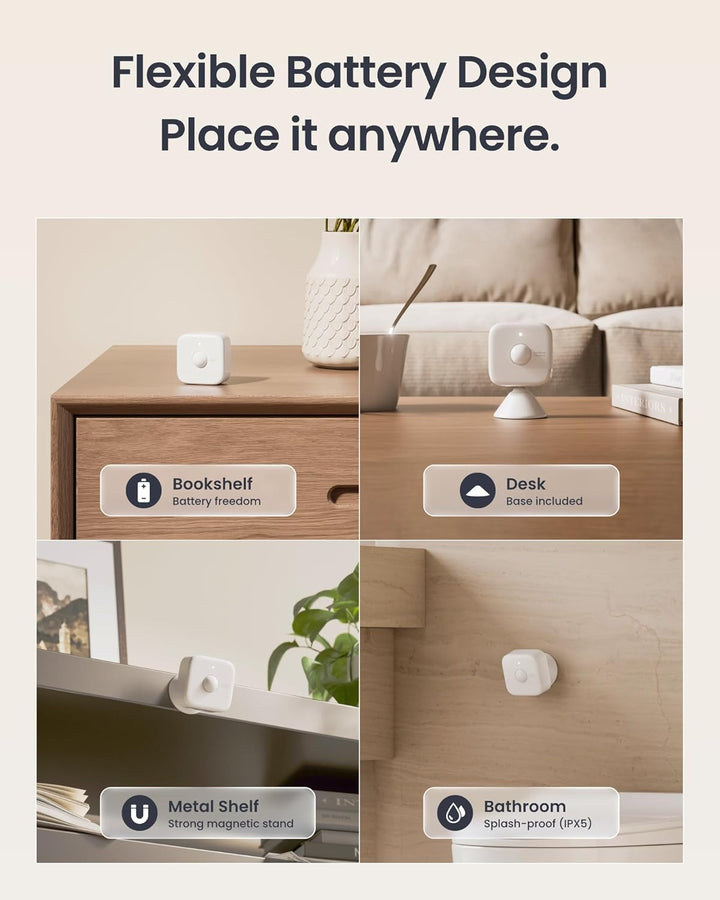 SwitchBot Sensor de movimiento inteligente de radar mmWave