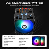 Thermalright Peerless Assassin 120 SE ARGB V2 Enfriador de CPU, ven...