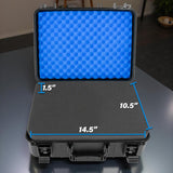 CASEMATIX - Funda rígida para laptop de 15.6 pulgadas, funda de tra...