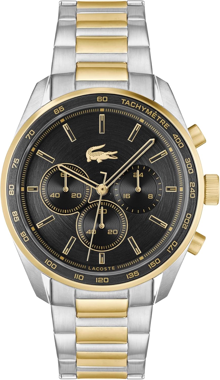 Lacoste Reloj cronógrafo de cuarzo Boston para hombre, 1.654 in