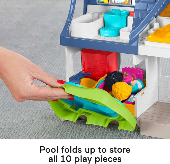 Fisher-Price Little People - Casa de juegos para niños pequeños, am...