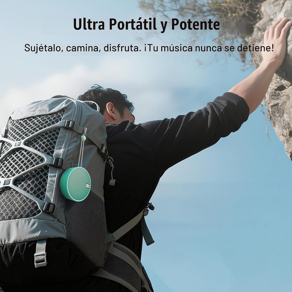 INSMY C12 Altavoz Bluetooth Portátil Pequeño Impermeable IP67 para Ducha