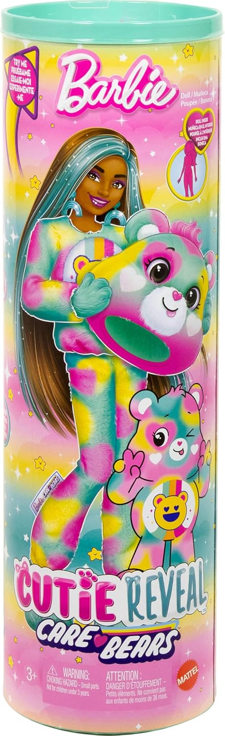 Barbie Cutie Reveal Care Bears - Muñeca y accesorios, serie 2 Good...