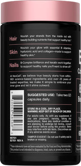 NeoCell Suplemento de queratina de colágeno de biotina | 80000mcg |...