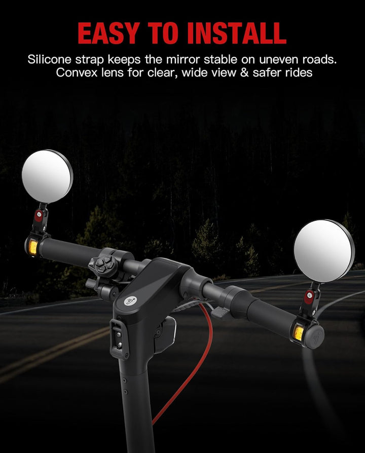 Espejo retrovisor para scooter compatible con Ninebot de