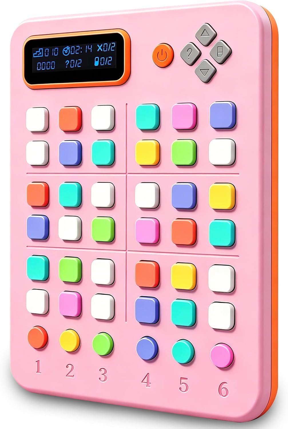 Consola Sudoku color para niños 8+, 500 rompecabezas, 4 modos
