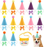 12 mini sombreros de fiesta para animales de peluche