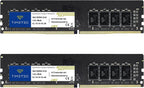 Timetec Kit de 32 GB (2 x 16 GB) DDR4 2133 MHz (PC4-2133P) PC4-17000 UDIMM RAM de escritorio - 288 pines 1.2V CL15 sin ECC sin búfer DIMM actualización del módulo de memoria