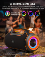 VUOPAX Altavoces Bluetooth portátiles inalámbricos de mejora, sonid...