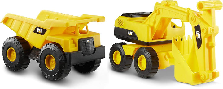 CAT Juguetes de construcción CAT Construction Tough Rigs - Juego de...
