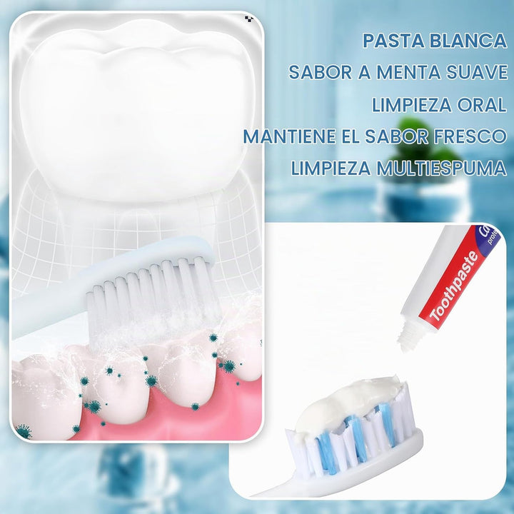 Dimsile Mini pasta de dientes a granel de menta regular limpia para...