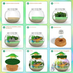 Dinosaur Terrarium Kit para Kids, Dinosaur Toys para Kids 5-7, Birthday Gifts