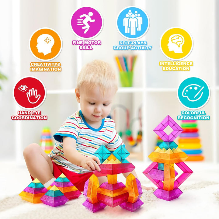 Juego de bloques de construcción STEM de 30 piezas, juguetes educat...