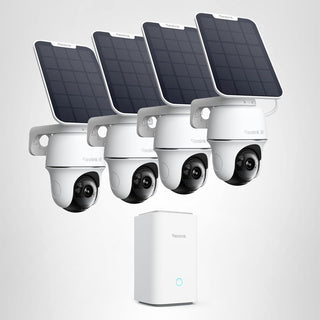 REOLINK Cámara de Seguridad Solar 4K para Exteriores, Sistema de Cá...
