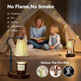 Luxmore Lámpara calentadora de velas con temporizador regulable, re...