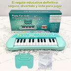 Sealive Teclado de Bebé para Niños Pequeños con Teclado de 24 Teclas para Niños de 1 a 3 Años