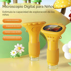 Microscopio de bolsillo para niños, microscopio portátil 1000X para niños | Mini microscopios de foto y video | Microscopios digitales de 2 pulgadas para niños de 3 a 10 años de edad, juguetes de regalos