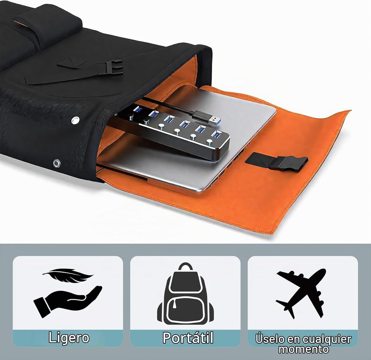 PLERAVOX, hub USB 3.0 de 7 puertos