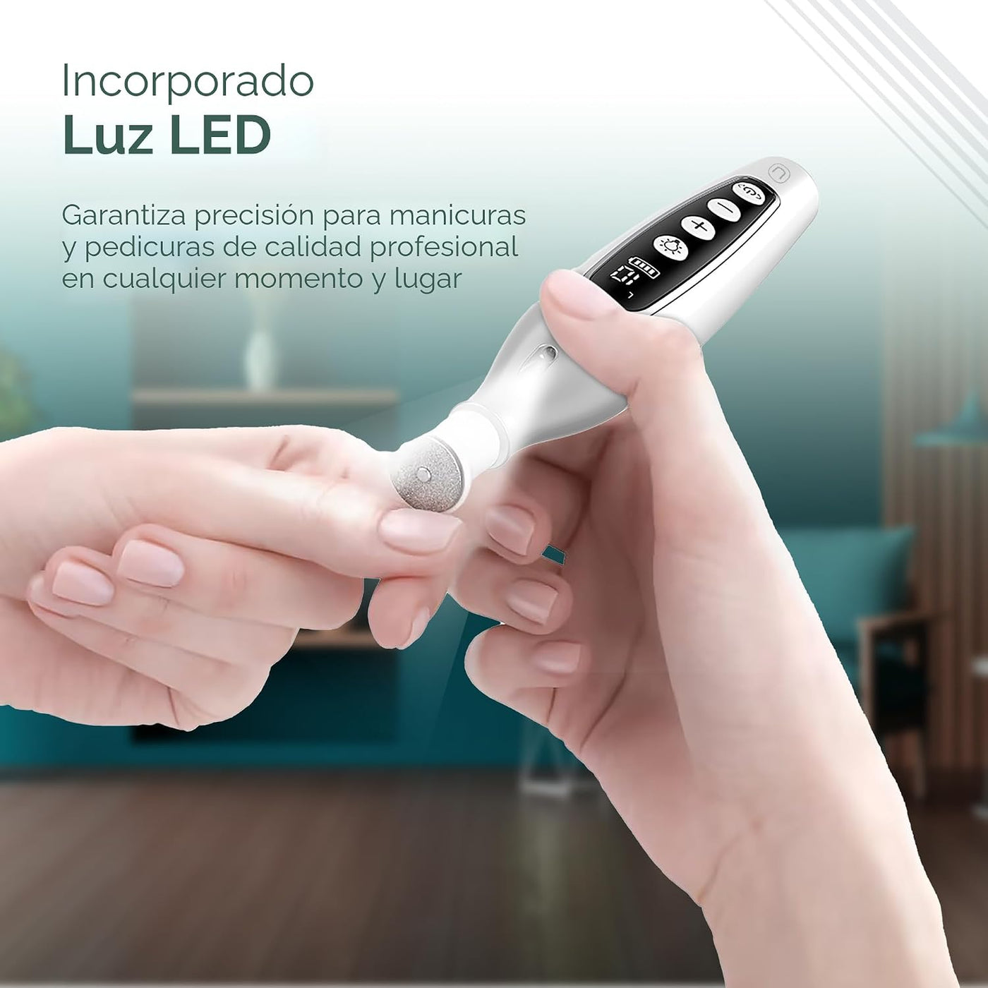 Kit Profesional de Manicura y Pedicura PediLux Pro, Juego de Lima d...
