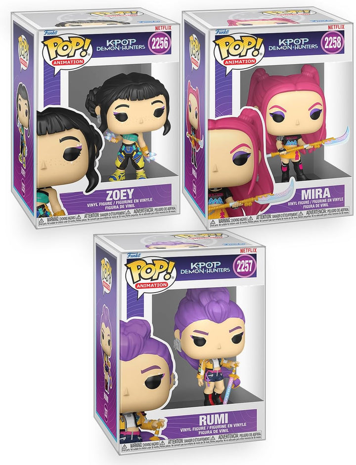 Funko Pop Kpop Demon Hunters - Juego de 3 figuras de