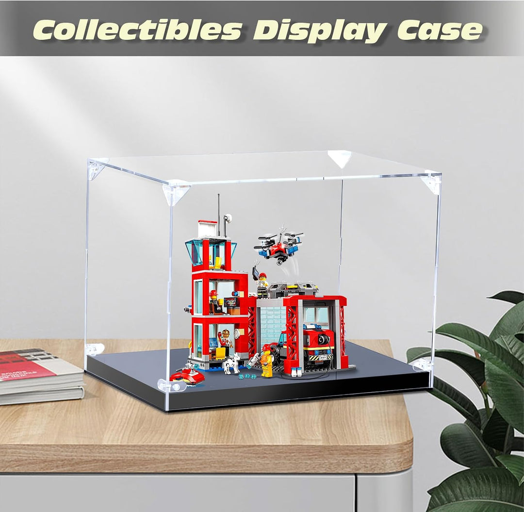 Vitrina de acrílico para coleccionables, caja de exhibición de acrí...
