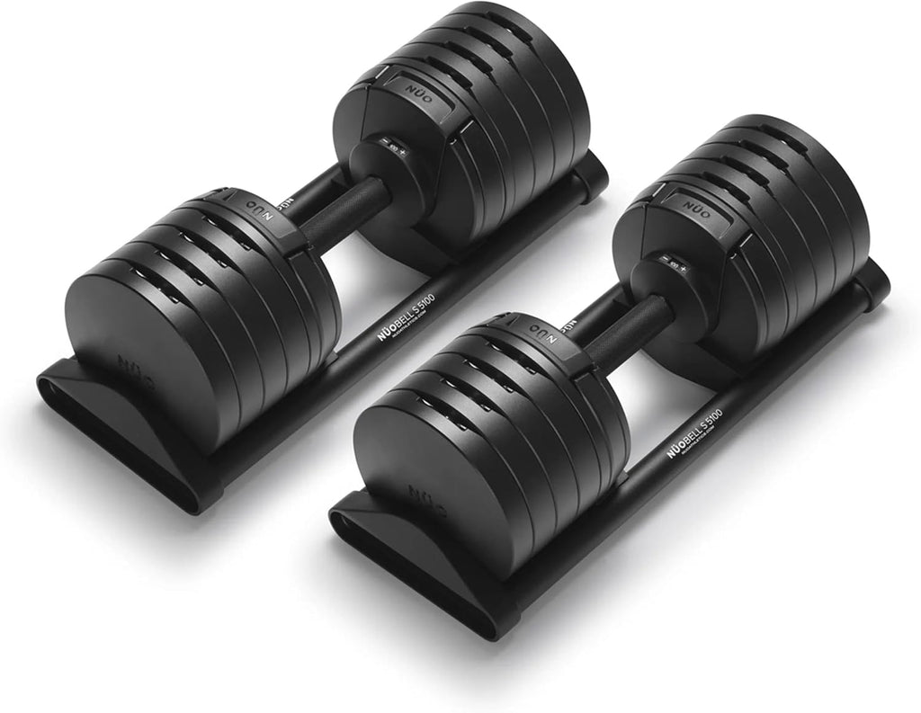 Nuobell S 5100 - Mancuernas ajustables, 5-100 libras, juego de 2 pesas