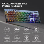 Hexgears Teclado mecánico de perfil bajo de tamaño completo GK1702 - Lineal
