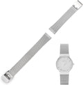 THEAGE Correa de reloj de 0.551 in que atornilla el reemplazo de la correa de reloj de acero inoxidable para Skagen