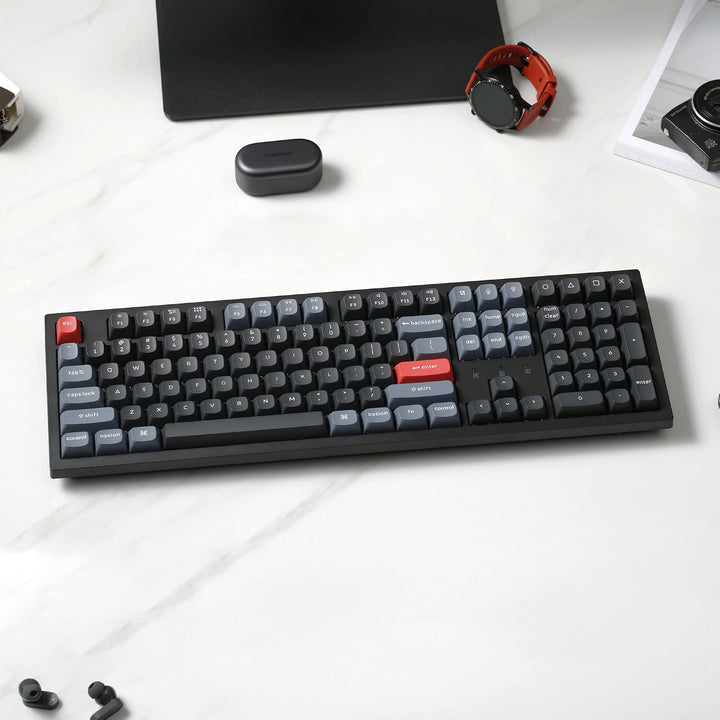 Keychron K10 Pro Teclado Mecánico Inalámbrico Personalizable, QMK\/...