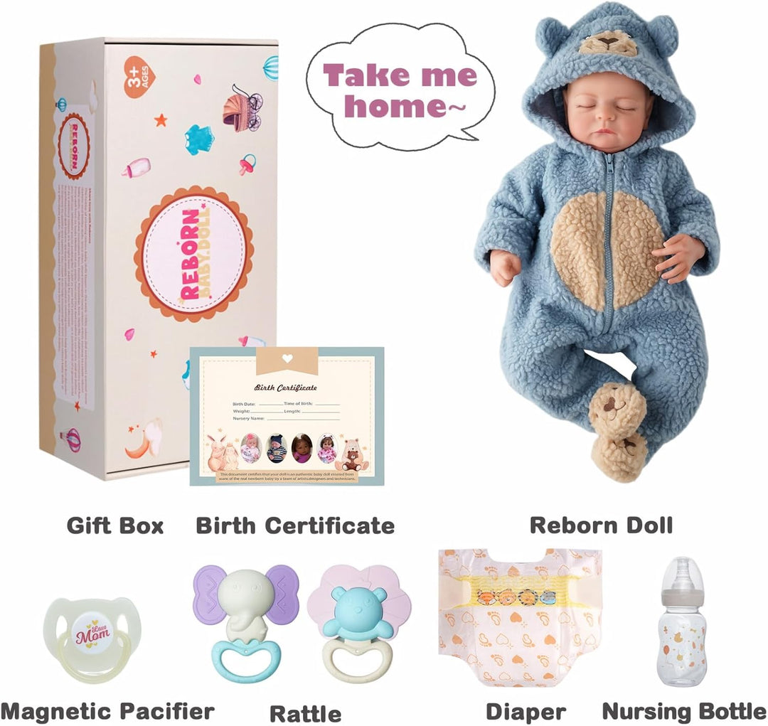 BABESIDE Muñecas Reborn Realistas de Bebé Niño - Muñeca de Recién N...