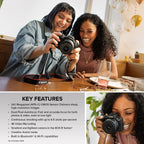 Canon Cámara sin espejo EOS R100, montaje RF, 24.1 MP, procesador de imagen, Solo cuerpo EOS R100