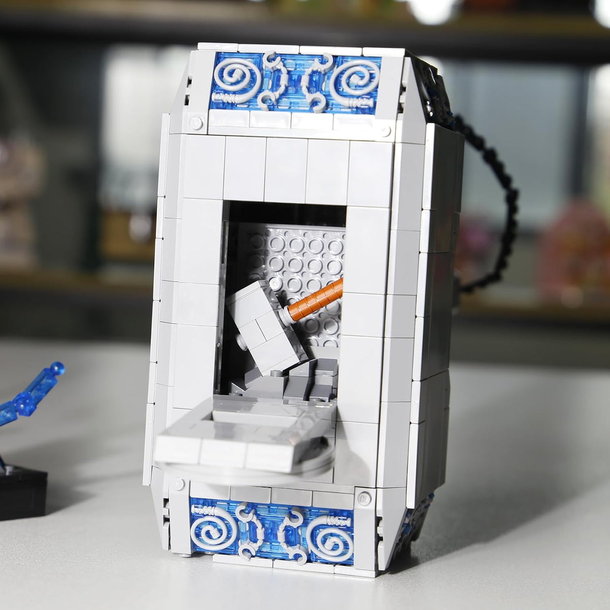 Juego de 975 piezas de bloques de construcción de martillo de batalla de Thor, juego de construcción creativo de superhéroe, el mejor regalo para más de 14 niños, niñas o adultos